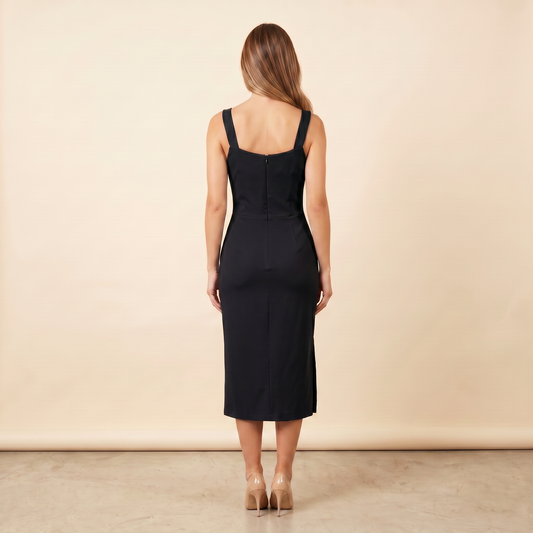 Vestido com Fenda Rubi