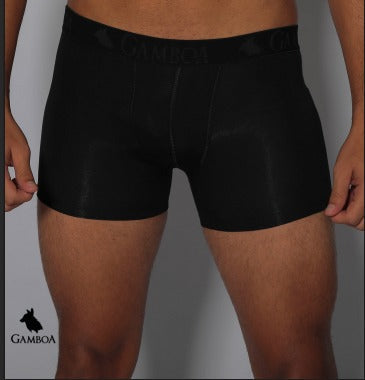 Kit 3 cuecas boxer Gamboa preta masculina