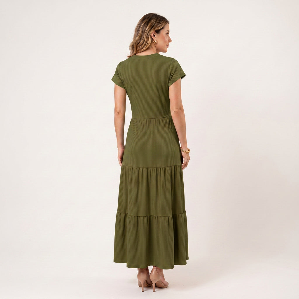 Vestido Canelado Alice