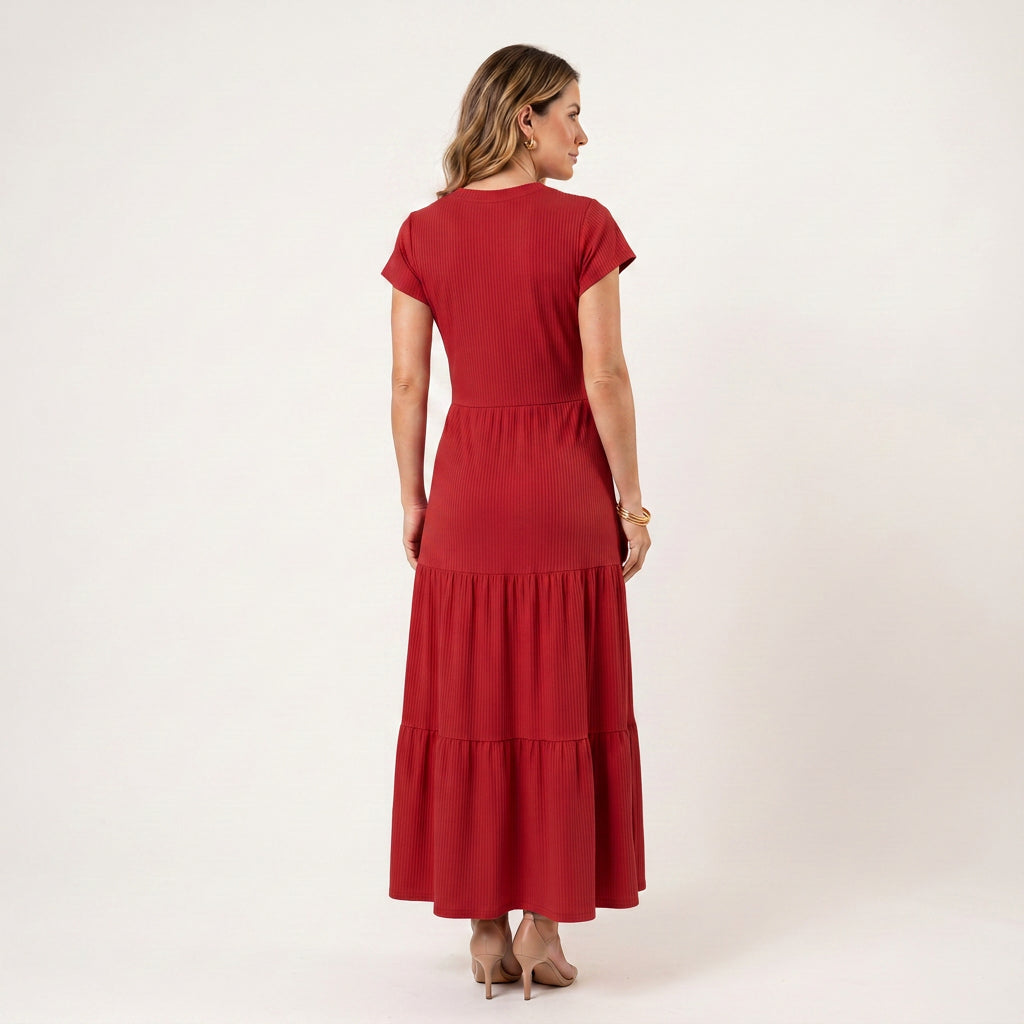 Vestido Canelado Alice