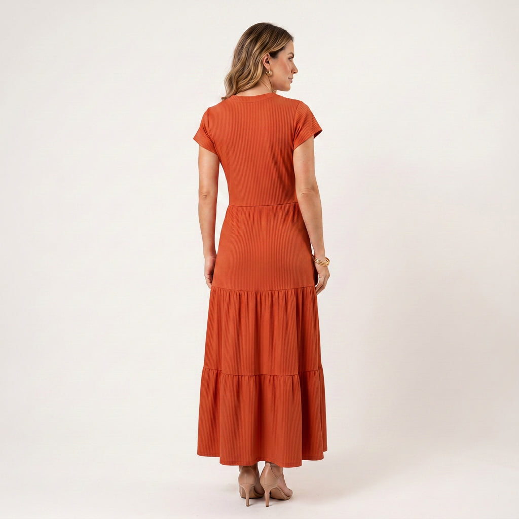 Vestido Canelado Alice