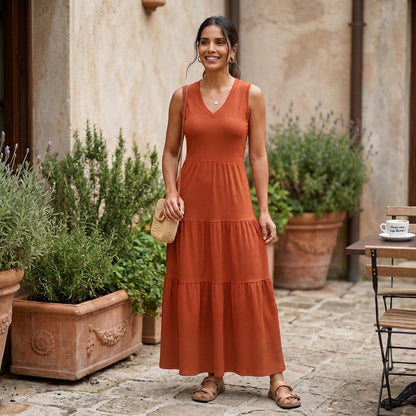 Vestido Canelado Amelia