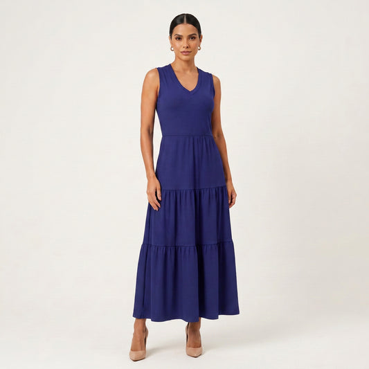 Vestido Canelado Amelia