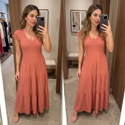 Vestido Canelado Alice