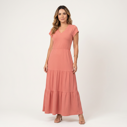 Vestido Canelado Alice